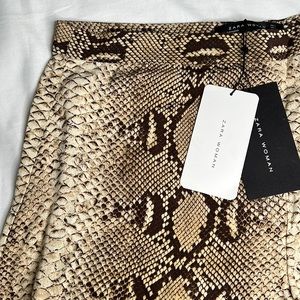 Zara snake print pants